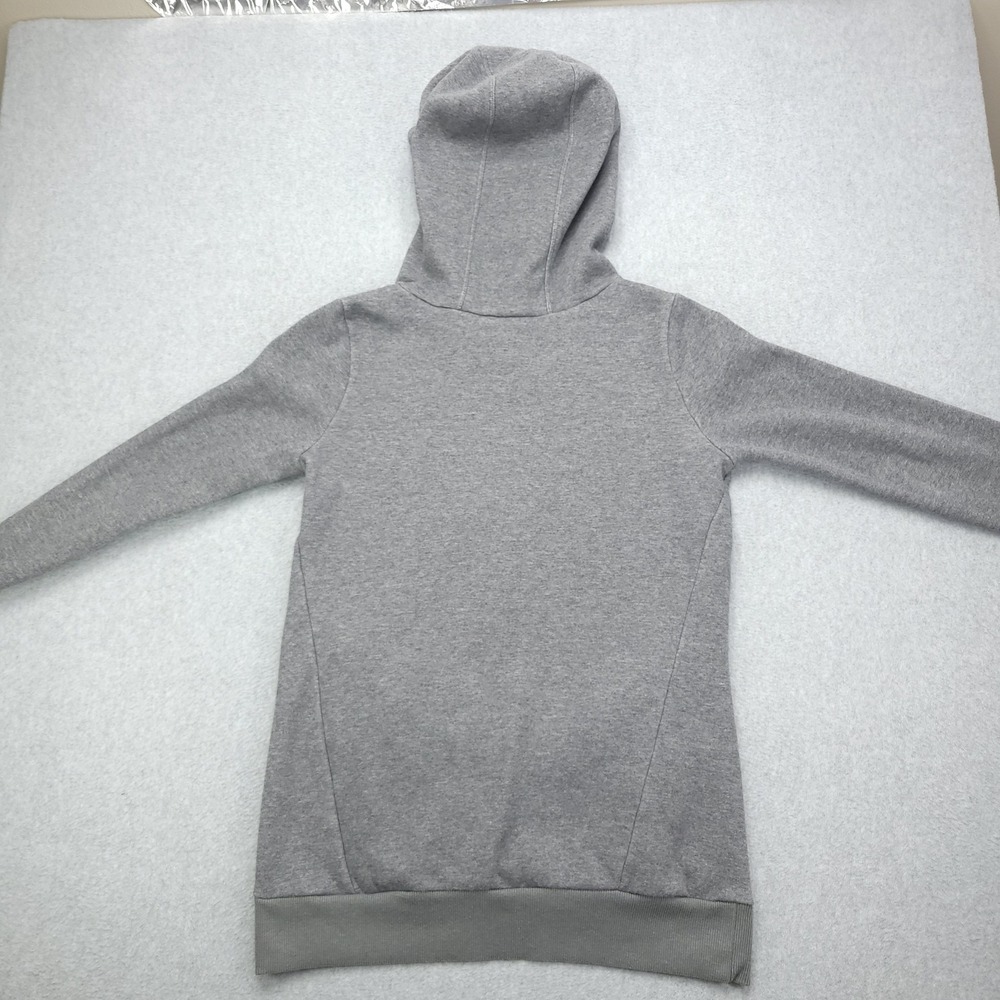 Fabletics Funnel Neck Hoodie Women's S Gray Thumb Hole Soft Casual Athleisure‎ - Picture 9 of 16